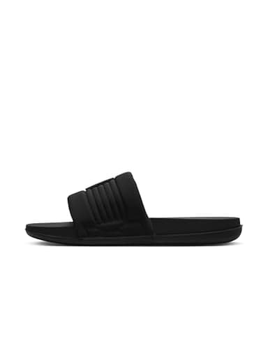 Nike Men's Offcourt Adjust Slides, Black/White-Black, 10