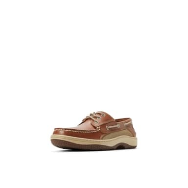 Sperry Men's Billfish 3-Eye Leather Boat Shoe, Cognac, 13