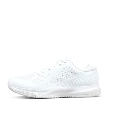 WILSON Rush Pro Ace Men's Tennis Shoe, White/Black, Size 9.5