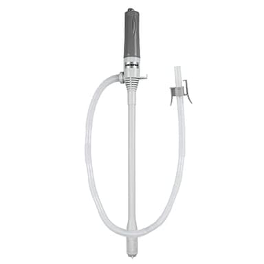 DEWAY Automatic Fuel Transfer Pump - 3X More Powerful D Battery Powered, Extra Long Hose Fits All Size Cans, Portable Liquid Pump Transfers Gasoline, Water & More at 2.6 Gal/Minute