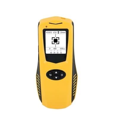 Professional Rebar Detector & Concrete Rebar Scanner Locator with High-Res LCD Location Range 1 to 120mm for Reinforcement Detector Position Determination