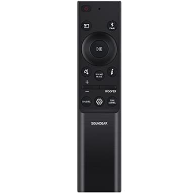 Replacement Remote Control Applicable for Samsung Soundbar HW-Q990D/ZA HW-B650/ZA HW-Q600C HW-Q600C/ZA HW-S60D HW-S61D HW-S50B HW-C400 HW-B550D HW-Q990D HW-Q930D HW-C450 HW-Q750C HW-Q850D HW-S700D