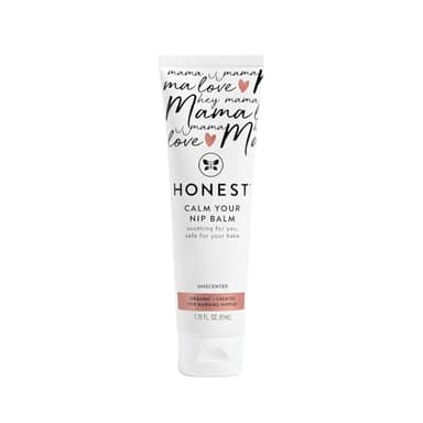 The Honest Company Mama Calm Your Nip Balm, Nourishing Soothing Nipple Cream for Nursing, Naturally Derived and Safe Sensitive Baby Skin, 1.75 fl oz