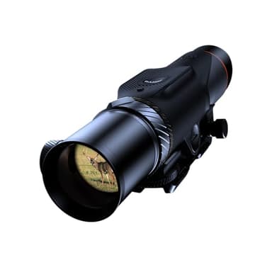 BUK OPS X-Factor Range-Finding Crossbow Scope - Angle-Compensating, Hunting Scope with Active Scan Mode, 100 Yard Target Reticle, Illuminated Red/Green Reticle, Speed Dial Up to 450fps