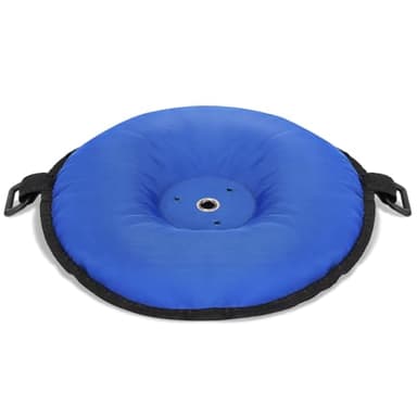 3 BUZZLETT Sand Bag Boat Base, Compatible with Bird B Gone/Bird Barrier Long Legs Bird Deterrent, Keep Birds Away from Boat, Weatherproof Blue Canvas, Long Legs Bird Deterrent Sold Separately