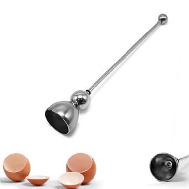 Eierschalensollbruchstellenverursacher - German Egg Cracker, Shell Opener, Topper Tool, Soft Boiled Cutter, Kitchen Gadget for Raw, Hard or Soft Boiled Eggs