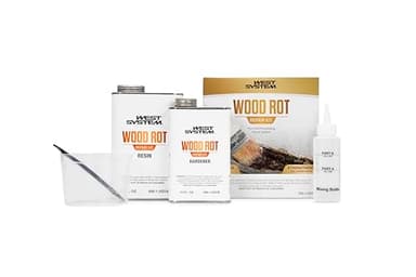 WEST System® Wood Rot Repair Kit | Two-Part Epoxy System for Penetrating, Repairing, and Reinforcing Rotted Wood in Home, Marine, RV, and Stabilization Applications | Made in The USA (Medium Kit)