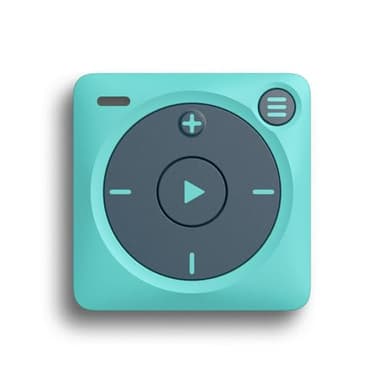 Mighty 3 Spotify & Amazon Music Player (2026 Edition) – Portable, Screen-Free, Works Offline – Compatible with Bluetooth & Wired Headphones – Stores 1,000+ Songs – No Phone Required (Blue)