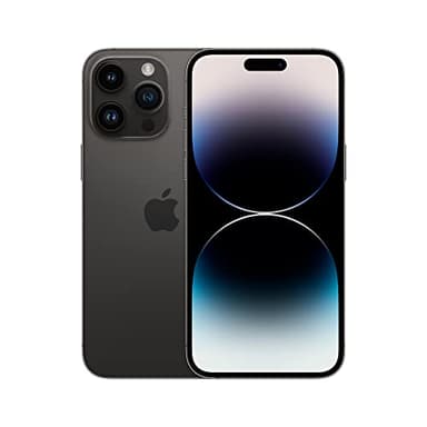 Apple iPhone 14 Pro Max, 128GB, Space Black - Locked to T-Mobile (Renewed)