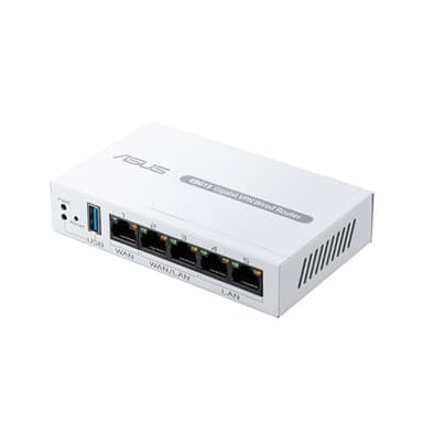 ASUS ExpertWiFi EBG15 Gigabit VPN Wired Router, up to 3 WAN ethernet Ports + 1 USB WAN, IPS Intrusion Prevention, Layer 7 Firewall, Commercial-Grade Network Security, Remote Management with App