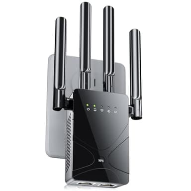 2026 WiFi Extender Signal Booster for Home, 15555 Sq.ft Long Range Internet Repeater-95% Faster,Strongest Wireless Router Amplifier w/Ethernet Port,Mesh Wi-Fi Repeater Support 99% Devices,1-Tap Setup