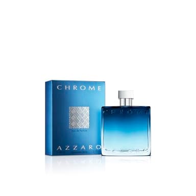 Azzaro Chrome Eau de Parfum - Fresh Aquatic Mens Cologne - Fougère, Aromatic & Woody Fragrance - Citrus Notes - Lasting Wear - Classic Clean Scent - Luxury Perfumes for Men - Full Size, 3.3 Fl. Oz