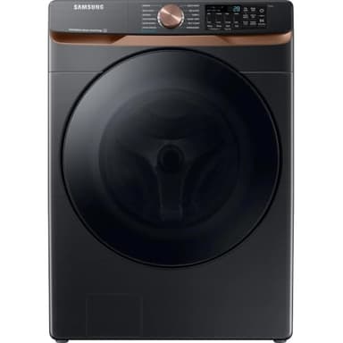 Samsung 5.0 cu. ft. Extra Large Capacity Smart Front Load Washer with Super Speed Wash and Steam, Brushed Black, WF50BG8300AVUS