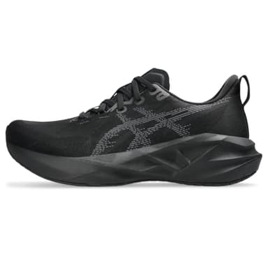 ASICS Men's NOVABLAST 5 Running Shoes, 10, Black/Carrier Grey