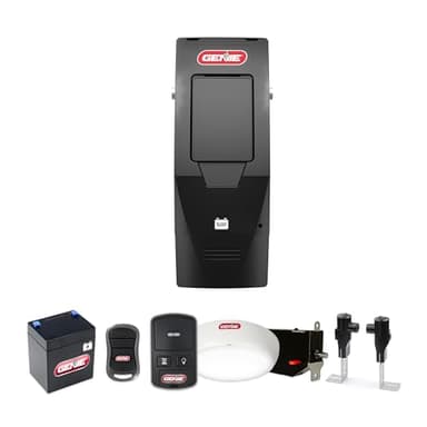 Genie 6072H-B Wall Mount Garage Door Opener with Battery Backup, Wall Mounted & Space Saving