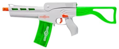 SplatRBall SRB800 Pyro Glow-in-The-Dark Water Gel Ball Blaster Kit - Full Auto, 210 FPS, 800-Round Magazine, 20,500 Total Rounds - Orange/White