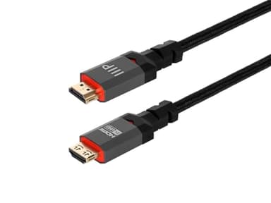 Monoprice 8K Certified Ultra High Speed HDMI Cable - 10 Feet - Black | Braided - HDMI 2.1, 8K@60Hz, 4k@120Hz, 48Gbps, HDR, VRR, CL3 in-Wall Rated