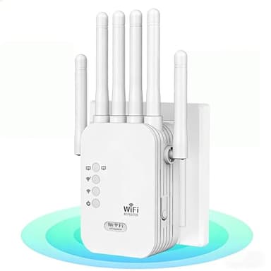 2026 WiFi Extenders Signal Booster for Home Long Range Up to 12880 sq. ft & 40 Devices, WiFi Extender Signal Booster, Internet Booster, Long Range WiFi Extender,Quick Setup