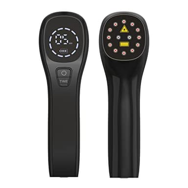 Red Light Therapy Device for Pets/Human, Infrared Light Therapy for Joints & Muscles Pain Relief, Handheld Cold Laser Therapy Device for Face and Body, with 2 Wavelenghth (808nm+650nm)