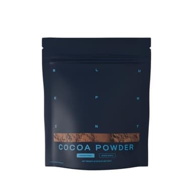 Blueprint Bryan Johnson Non Dairy Cocoa Powder – Elite Level Flavanols – 100% Pure Cocoa – Low Fat Unsweetened Cocoa – Undutched – Keto Friendly – Great for Baking, Cooking & Smoothies – 12oz Bag
