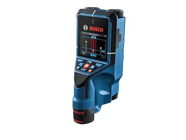BOSCH D-TECT200C 12V Max Wall and Floor Scanner, Includes 2.0 Ah 12V Max Lithium-Ion Battery & Charger, USB Cable, & Soft Pouch
