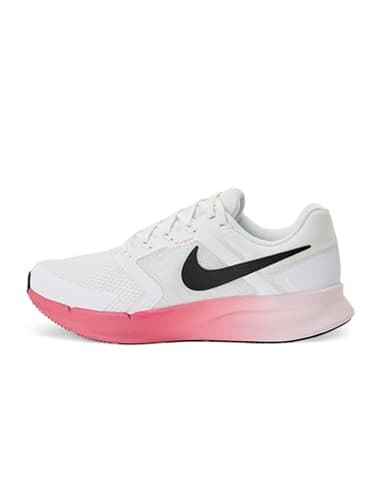 Nike Women's Run Swift 3 Road Running Shoes, White/Black-Pearl Pink-Peony, 10