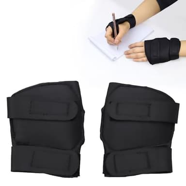 1 Pair Weighted Gloves for Tremors Hand Weighted Utensils Provide Hand Stability Adjustable Weighted Hand Writing Glove for Parkinson's Essential Tremors Patients