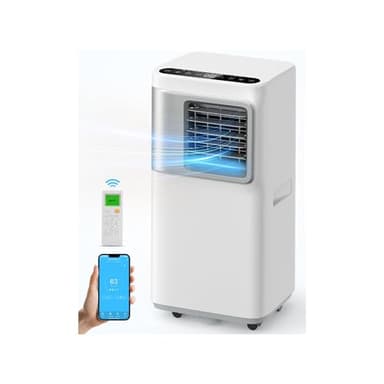 16000 BTU Portable Air Conditioners for Large Room up to 730 sq.ft 5-in-1 Smart AC Unit with WiFi APP/Remote Control, Fast Cooling, Dehumidifier, Quiet Sleep Mode, Window Kit Included