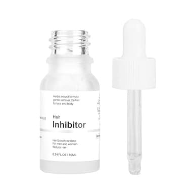 Mild Hair Growth Inhibitor Serum, Moisturizing Permanent Hair Inhibitor Serum Natural Plant Extract Mild Soothing Stop Hair Growth for Face/Arm/Legs Body Bikini, Lotion, Natural Plant Extract, Unisex