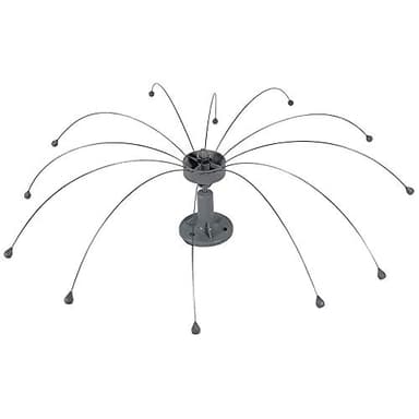 Bird Barrier Daddi Long Legs 4 Ft | Scare Birds Away with Innovative Bird Spider Design | Bird Deterrent for Outside | Easy Installation on Roofs, Boats & HVAC Units | Durable Stainless | Made in USA