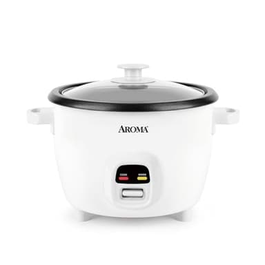 AROMA® 20-Cup (Cooked) One-Touch Rice Cooker and Food Steamer with Auto-Warm | 10 cups uncooked, 20 cups cooked (ARC-390NGP)