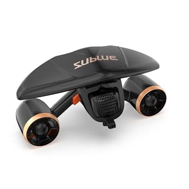 Mix Pro Dual Motor Underwater Scooter - 2 Speed Modes, 60 Min Runtime, 40m Depth with Camera Mount & Low Battery Alarm for Pool, Diving, Snorkeling - Water Scooter for Adults & Kids (MixPro Black)