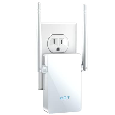 2026 WiFi Extender Signal Booster, New Gen Internet Booster for Home, 4X Faster, Covers up to 16,899 sq.ft, Wi-Fi Repeater with Ethernet Port, Wireless Long Range Amplifier, Easy Setup (White)