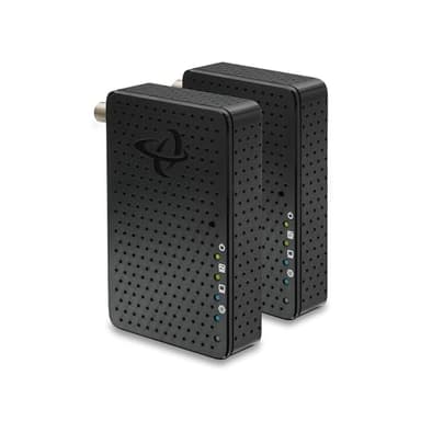 Hitron HTEM5 MoCA 2.5 Network Adapter (2-Pack) - NOT a Modem or Router | Extends Network via Coax | Works with Cable & Most Fiber (NOT AT&T) | Requires Connected Coax Wiring | Up to 2.5 Gbps