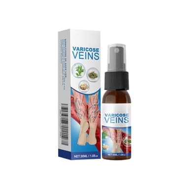 Varicose Veins Treatment Spray, Natural Herbal Formula, Leg Relief, 30ml / 1.05oz