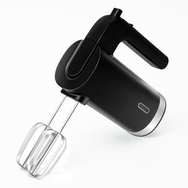Tumidy Cordless Hand Mixer, 3 Speed Rechargeable Hand Mixers Electric, Type-C Charging Cable Dual-head Whisk for Whipping Mixing Egg, Cake Dough, Mashed Potatoes and More