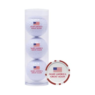 Trump MAGA Golf Balls, Set of 3