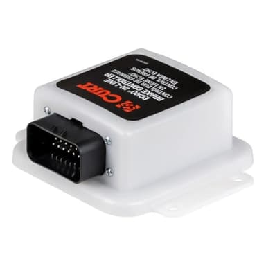 CURT 51200 Echo in-Line Electric Trailer Brake Controller with Bluetooth® Enabled Smartphone Connection, Proportional