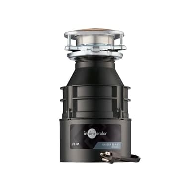 InSinkErator Garbage Disposal with Power Cord, Badger 1, Standard Series, 1/3 HP Continuous Feed, Black