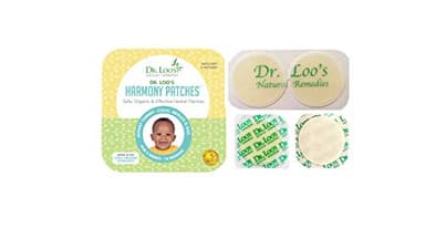 Dr. Loo’s Natural Infant Patches for Colic, Reflux, Gas and Constipation for 2 weeks-12 Months, 6 Patches
