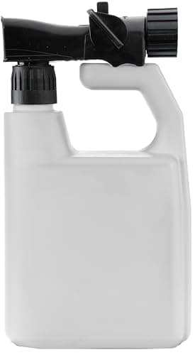 Hose-end Sprayer - 80:1 Ratio - 32oz Re-usable, Multipurpose Lawn & Garden Sprayer for Liquid Fertilizer, Weed Killer, Pest Control, Fungicide, Car Wash Soap, and More