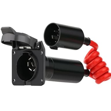 papivisa Trailer Brake Controller with Bluetooth Compatible with Cadillac & Chevrolet & GMC 7 Pin Electric Trailer Connector 924-307