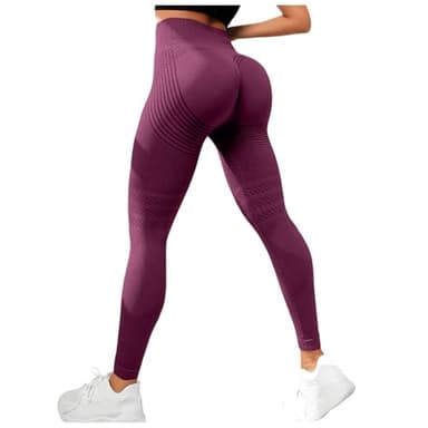 Anti Cellulite Compression 3D Leggings for Women with Resistance Band Butt Lifting High Waisted Tummy Control Lipedema Compression Lymphatic Body Sculpting Seamless Yoga Pants Gym Workout Wine