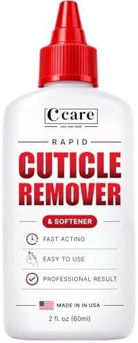 C CARE Rapid Cuticle Remover 2oz – Instant Professional Cuticle Remover Gel, Infused with Aloe Vera, Sweet Almond Oil & Glycerin, Softens & Removes Dead Skin, Gentle Fragrance-Free Nail Treatment