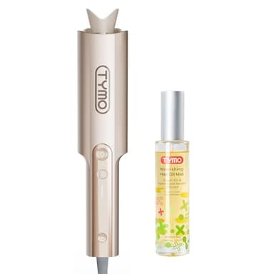 TYMO CURLPRO Plus Automatic Curling Iron & Argan Oil Hair Spray for Women, Auto Curling Wand + Nourishing Hair Oil Mist, Styling Kit for Soft, Bouncy, Defined Curls, Adds Shine & Smooth Finish