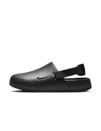 Nike Men's Calm Mules, Black/Black, 9
