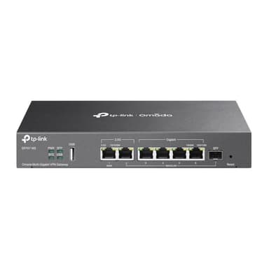 TP-Link ER707-M2 | Omada Multi-Gigabit VPN Router | Dual 2.5Gig WAN Ports | High Network Capacity | SPI Firewall | Omada SDN Integrated | Load Balance | Lightning Protection