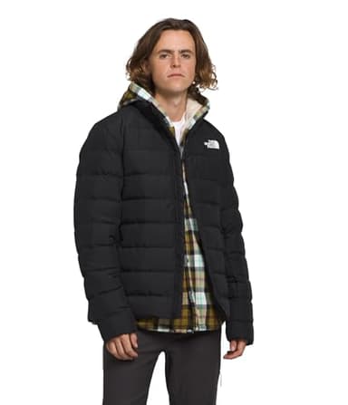 The North Face Men's Aconcagua 3 Jacket (Standard & Big Size) - Wind & Water Resistant Puffer Coat, Insulated, TNF Black-NPF, Medium