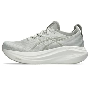 ASICS Women's Gel-Nimbus 27 Running Shoes, 8, Lake Grey/White SAGE