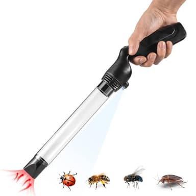2026 Upgraded Bug Vacuum with Long Nozzle for Adults & Kids Powerful Spider Vacuum Catcher & Humane Bug Catcher for Wasps Bees Ants Ladybugs, Indoor/Outdoor Insect Vacuum Cordless